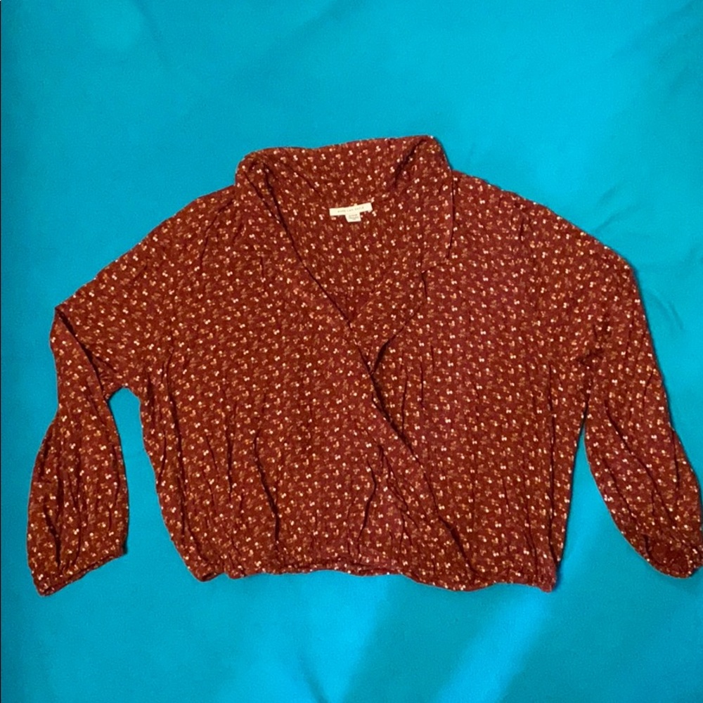 American Eagle Floral Blouse